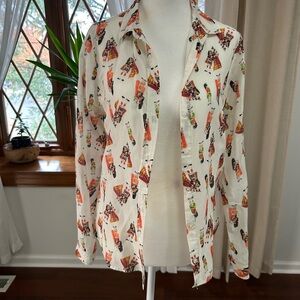 Sezane Multicolor Patterned Blouse
